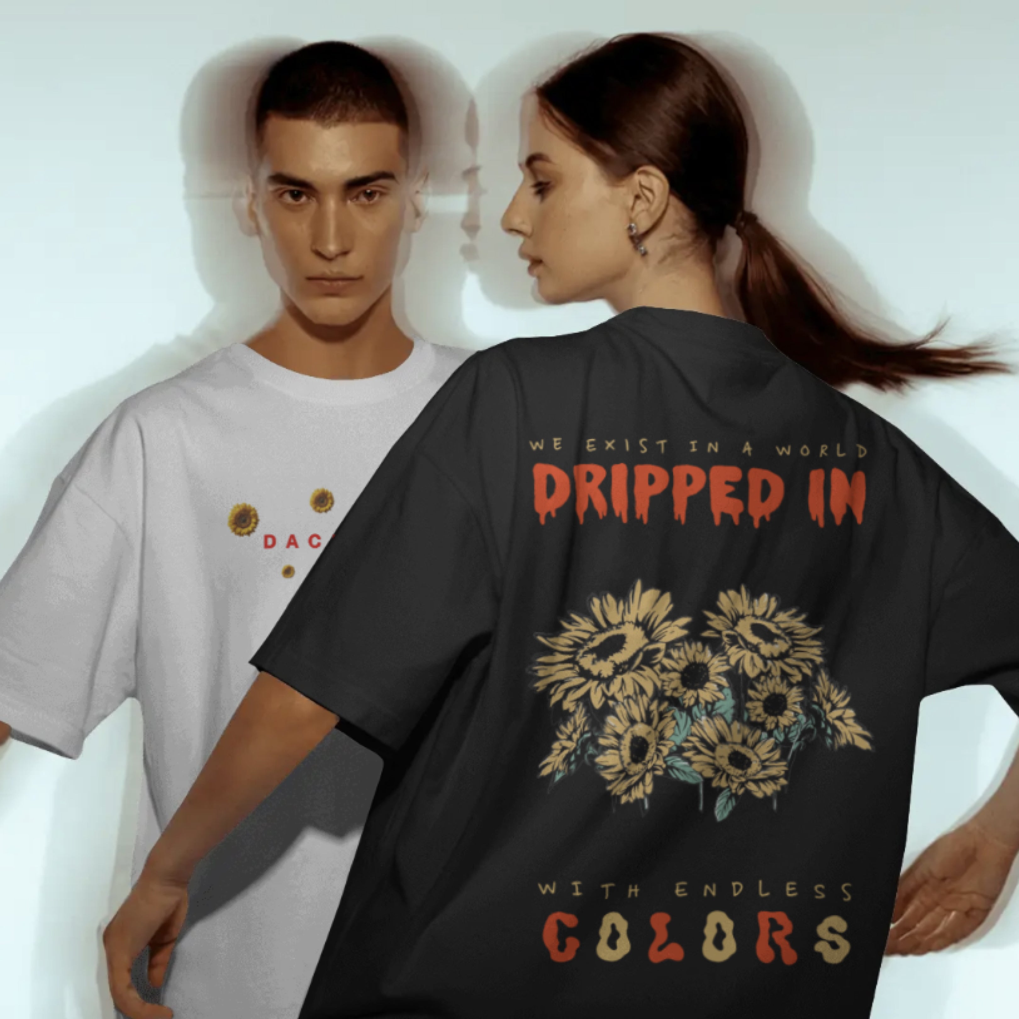 BLACK SUNLIT REVERIE T-SHIRT