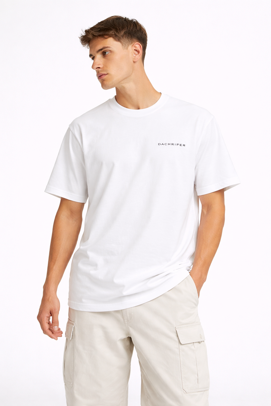 WHITE REGULAR FIT T-SHIRT