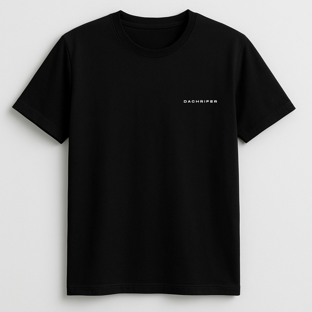 BLACK REGULAR FIT T-SHIRT
