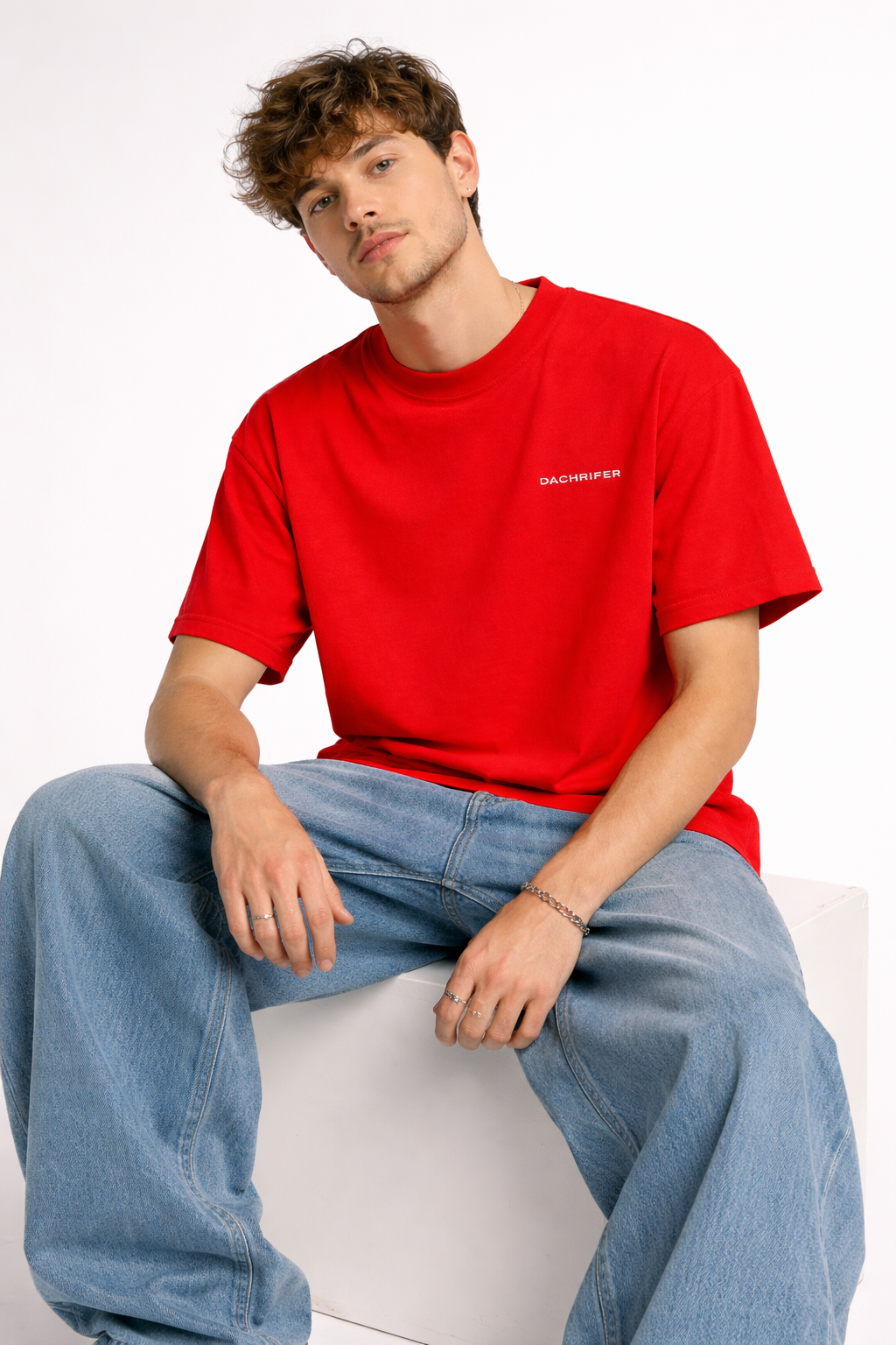 RED BASIC T-SHIRT