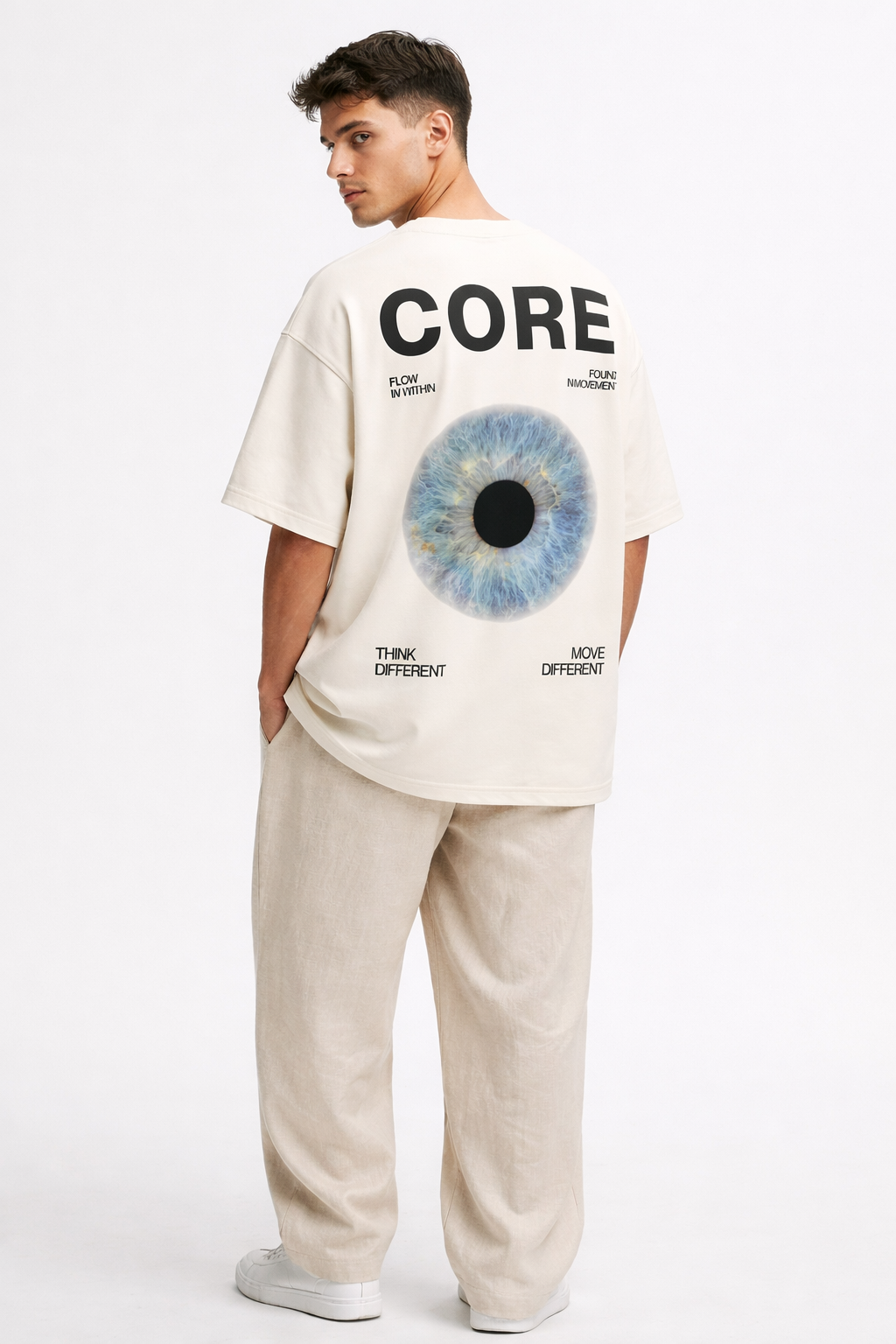 BEIGE AZURA T-SHIRT
