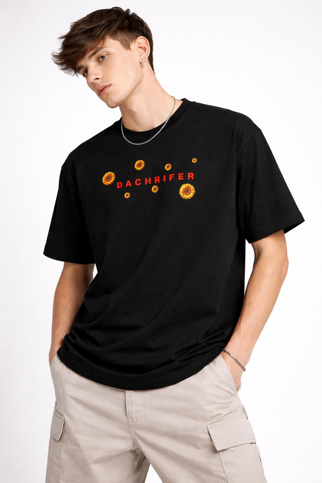 BLACK SUNLIT REVERIE T-SHIRT