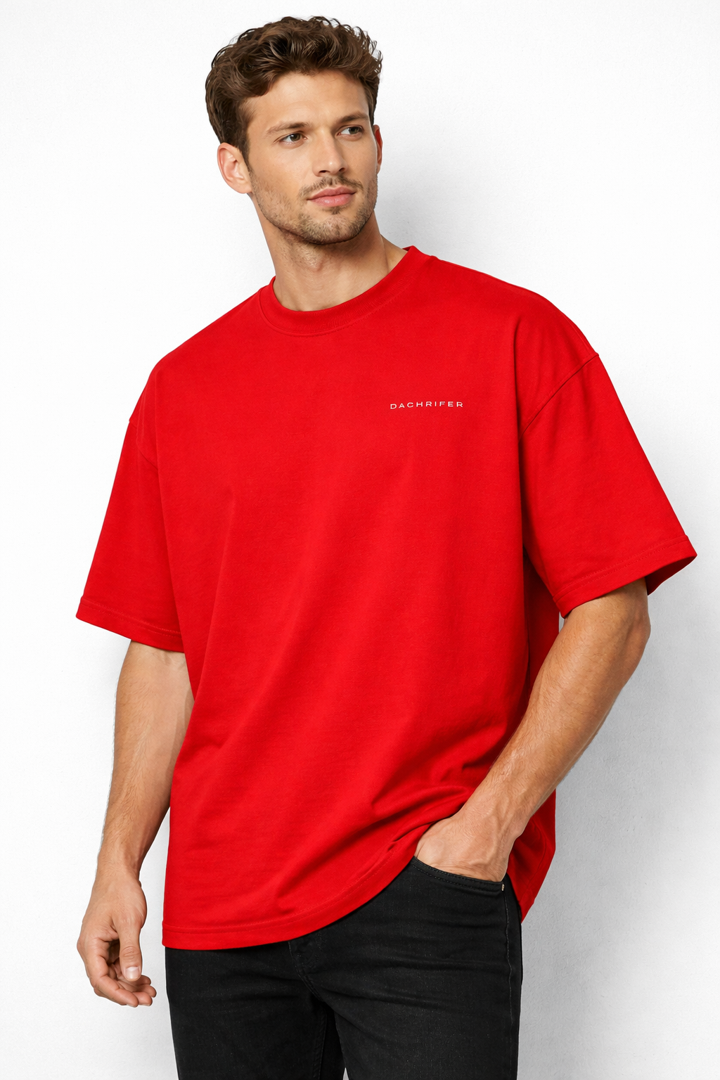 RED BASIC T-SHIRT