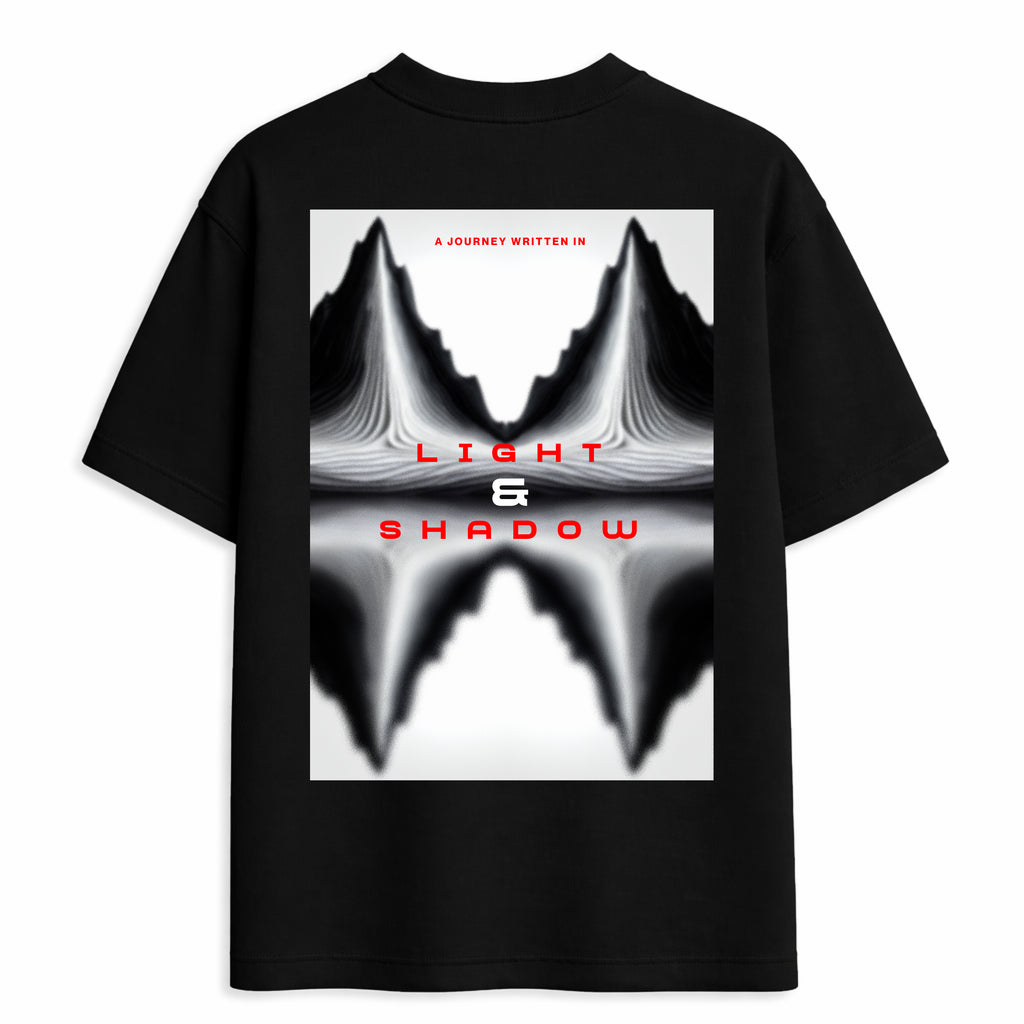 BLACK PARALLEX FADE T-SHIRT