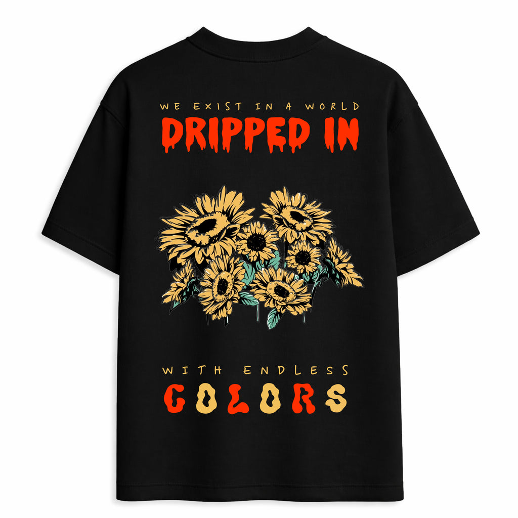 BLACK SUNLIT REVERIE T-SHIRT