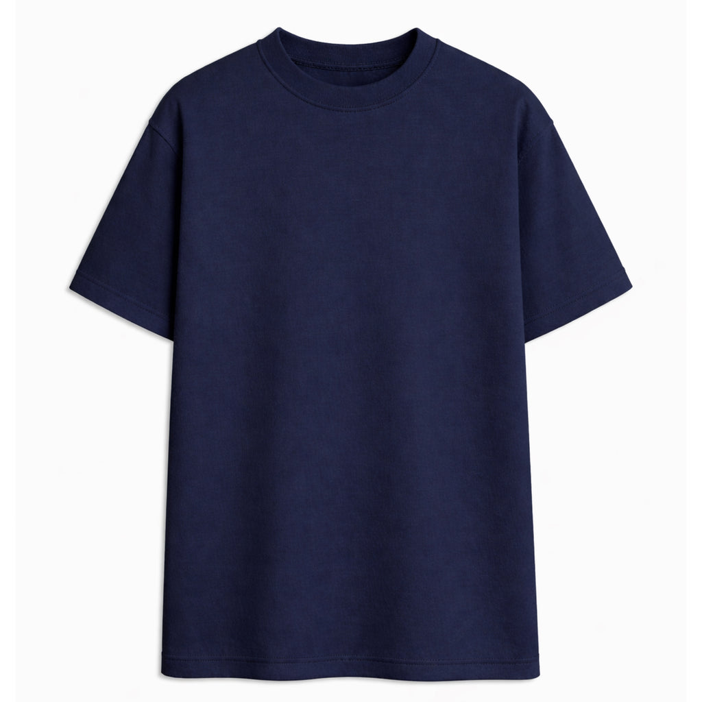 NAVY BLUE BASIC T SHIRT