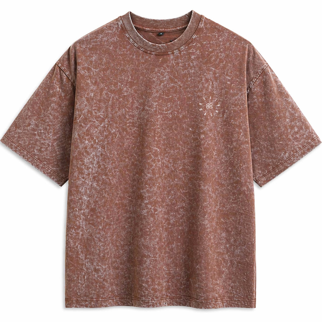 CHOCOLATE ACID WASH T-SHIRT