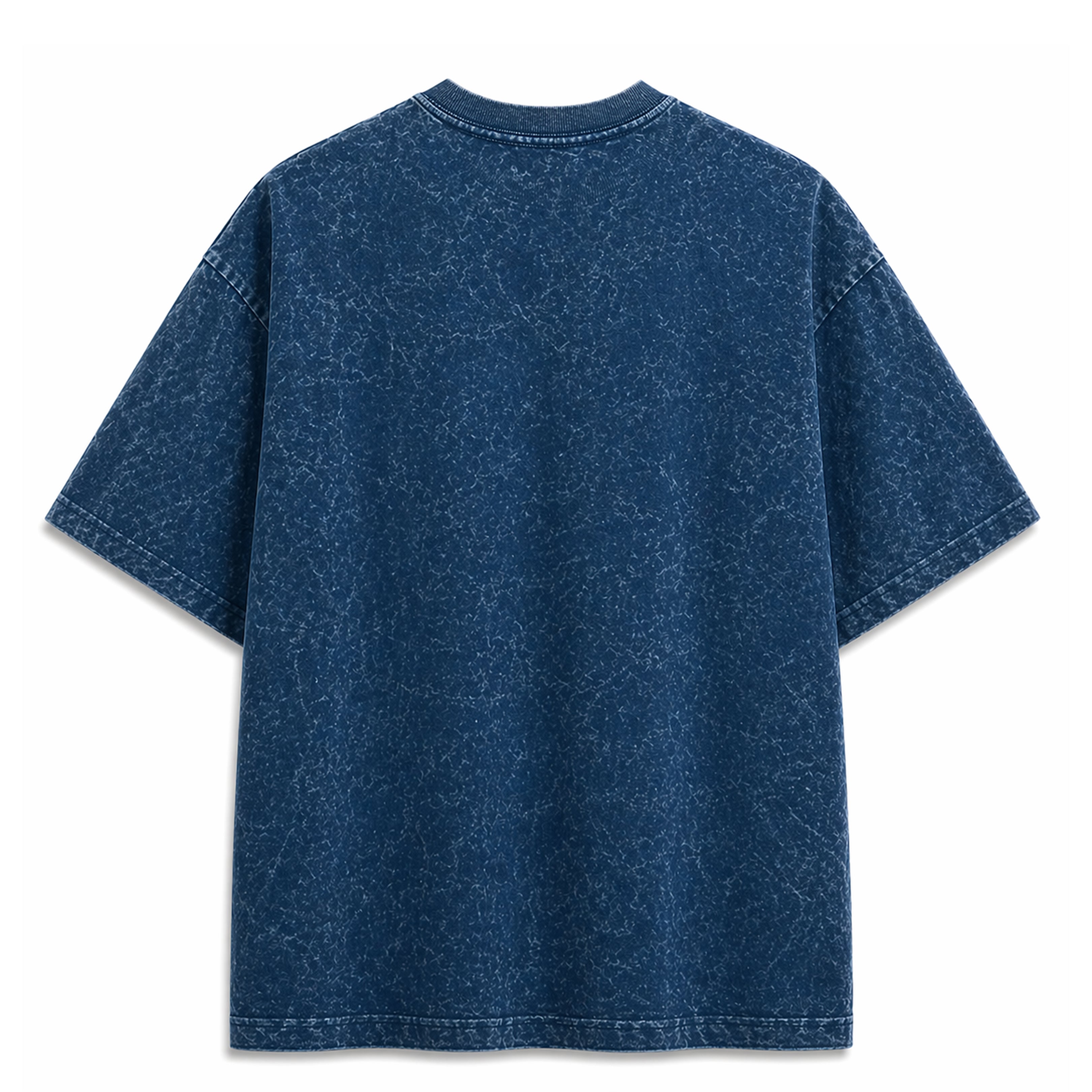 BLUE ACID WASH T-SHIRT