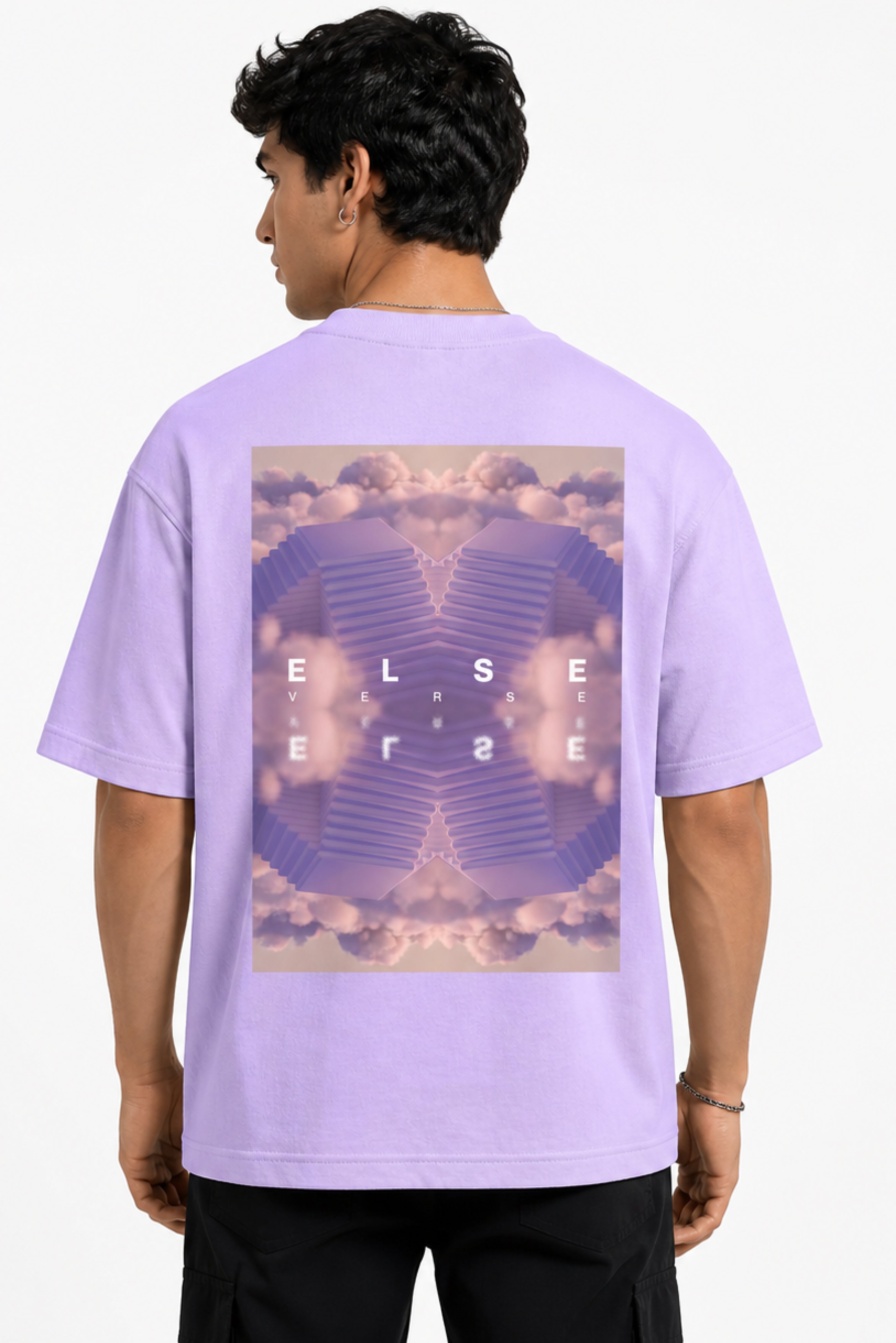 LAVENDER STAIRWAY CLOUD T-SHIRT