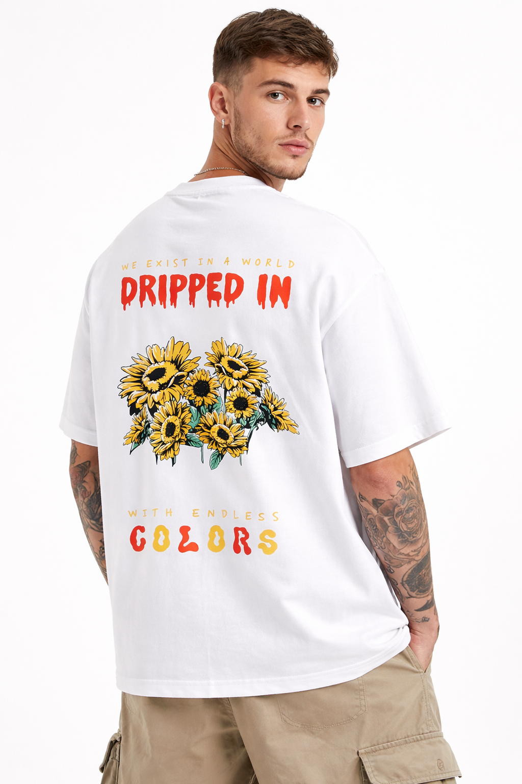 WHITE SUNLIT REVERIE T-SHIRT