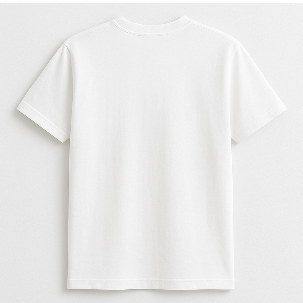 WHITE REGULAR FIT T-SHIRT