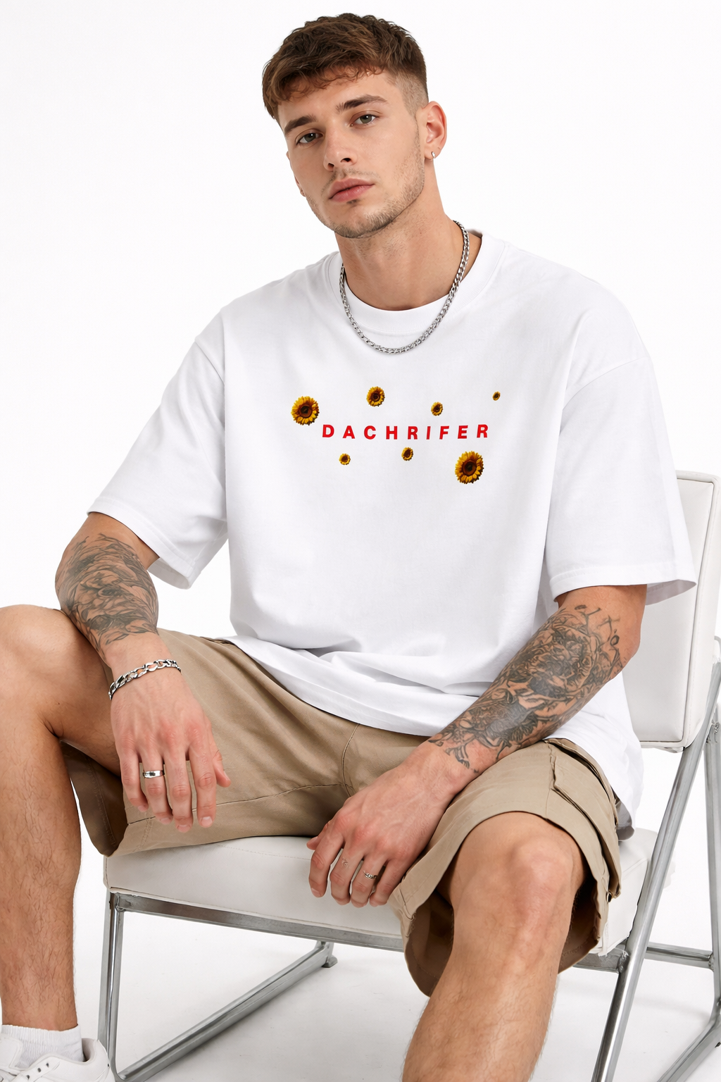 WHITE SUNLIT REVERIE T-SHIRT